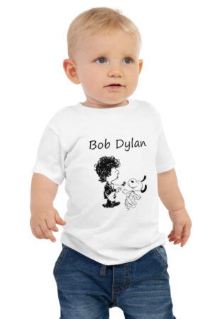 T-shirt Criança Bob Dylan e Snoopy