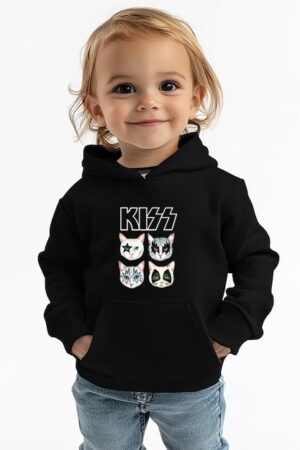 Hoodie Criança Estampado Kiss