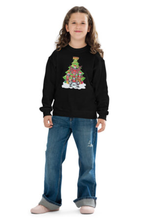 Sweatshirt Criança Árvore de Natal Kiss